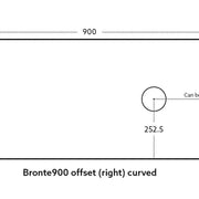 Bronte Wall Hung Vanity 900 (Coastal Oak) - Aqualux Bathrooms- Poseidon