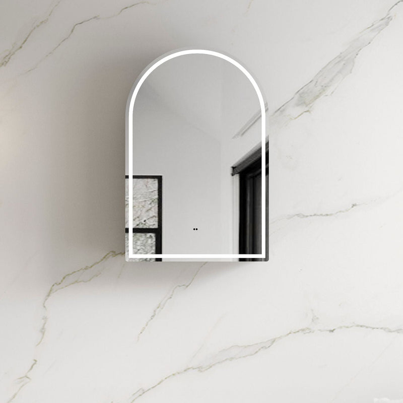 Otti Archie Black Oak Led Shaving Cabinet With Powerpoint 600X900mm