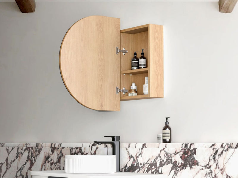 Otti Bondi Natural Oak Led Shaving Cabinet 900X600mm