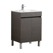 Evie Single Bowl Freestanding Vanity 600 - Aqualux Bathrooms- Poseidon