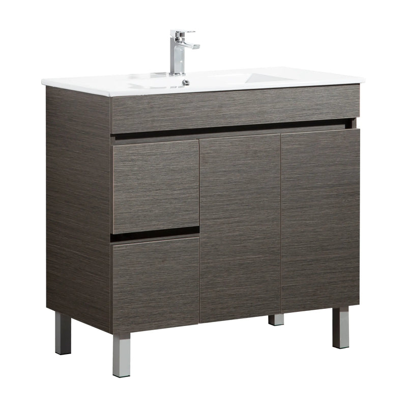 Evie Single Bowl Freestanding Vanity 900 - Aqualux Bathrooms- Poseidon