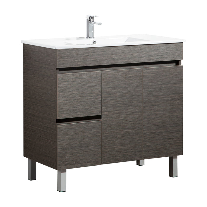 Evie Single Bowl Freestanding Vanity 900