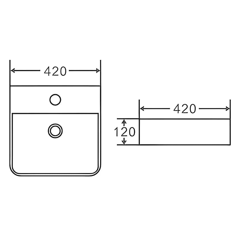 Fine Ceramic Basin PW4242