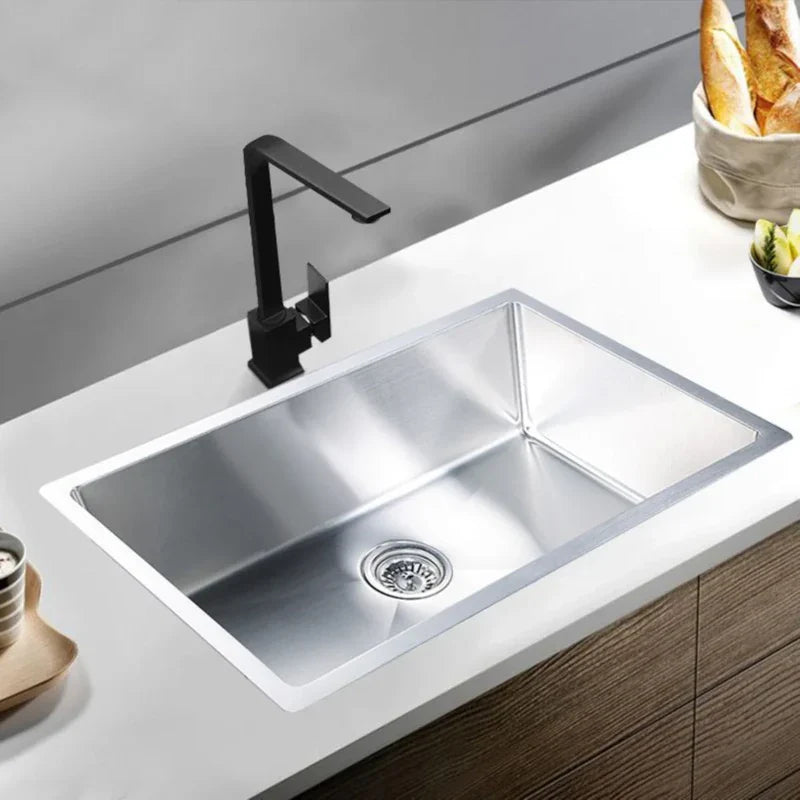 Handmade Stainless Steel Kitchen Sink 750mm