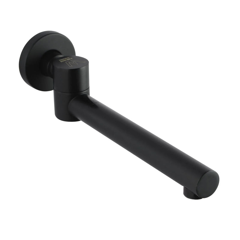 Lucid Pin Round Bathtub/Basin Swivel Wall Spout