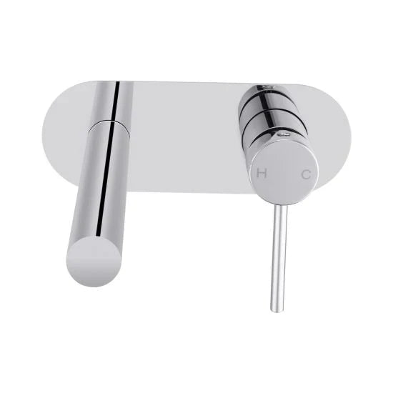 Lucid Pin Round Bathtub/Basin Wall Mixer With Spout(Color Up) (EXTENSION Part)