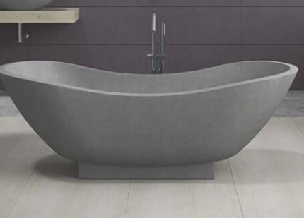 Pietra Bianca Mango Freestanding Bath