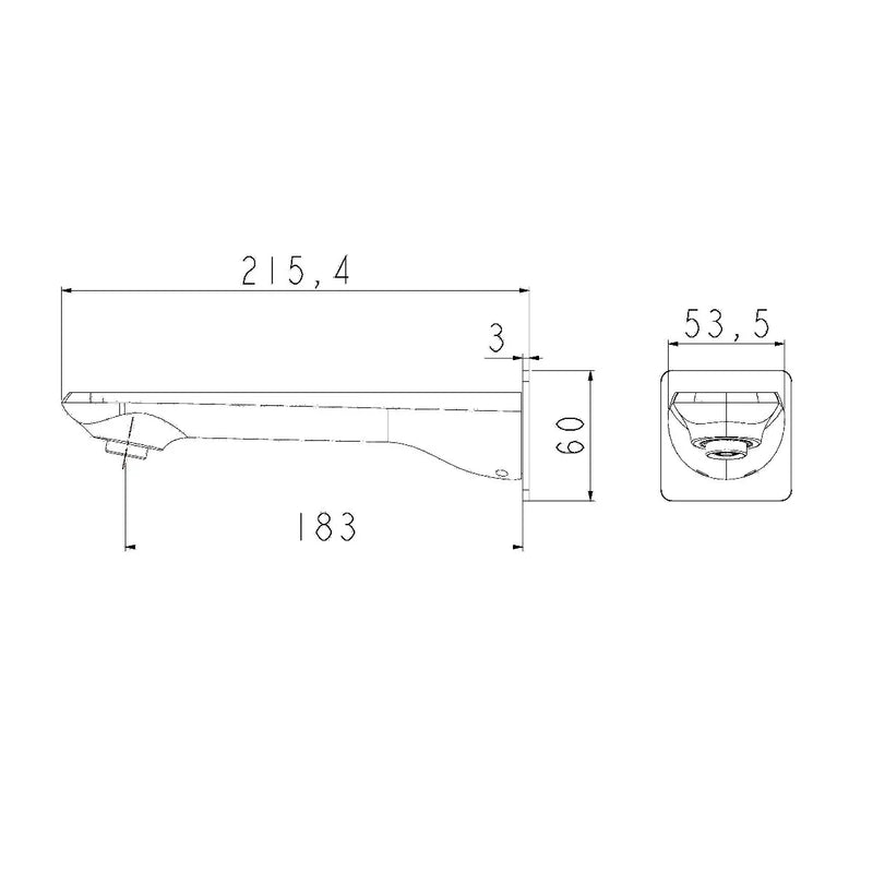 Norico Esperia Bath Spout