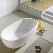 Cocoon Overflow Freestanding Bathtub - Overflow - Aqualux Bathrooms- Poseidon