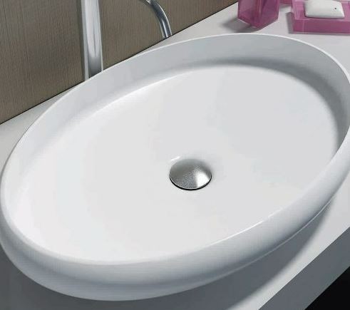 Pietra Bianca Piero Above Counter Stone Basin