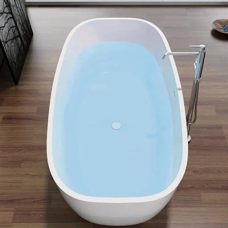 Pietra Bianca - Pietra Bianca Bora Freestanding Bath - 1650 & 1800 - Aqualux Bathrooms
