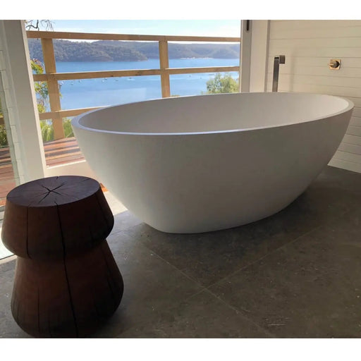 Pietra Bianca - Pietra Bianca Coco Freestanding Bath - 1760 - Aqualux Bathrooms