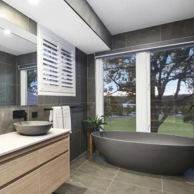 Pietra Bianca - Pietra Bianca Coco Freestanding Bath - 1760 - Aqualux Bathrooms