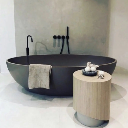 Pietra Bianca - Pietra Bianca Coco Freestanding Bath - 1760 - Aqualux Bathrooms