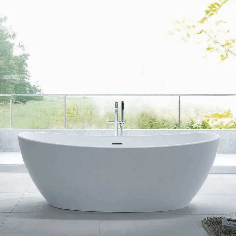 Pietra Bianca - Pietra Bianca Maria Freestanding Bath - 1630 & 1800 - Aqualux Bathrooms
