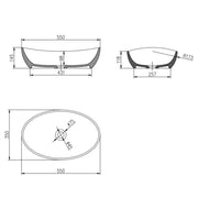 Pietra Bianca - Pietra Bianca Mila Above Counter Basin - Aqualux Bathrooms