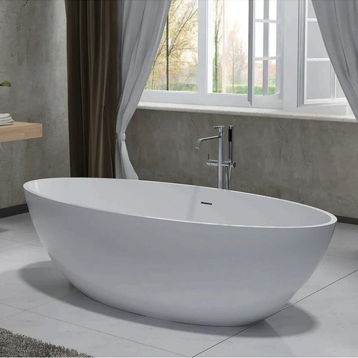 Pietra Bianca - Pietra Bianca Nice Freestanding Bath - 1800 - Aqualux Bathrooms