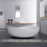 Pietra Bianca - Pietra Bianca Onda Freestanding Bath - 1800 - Aqualux Bathrooms