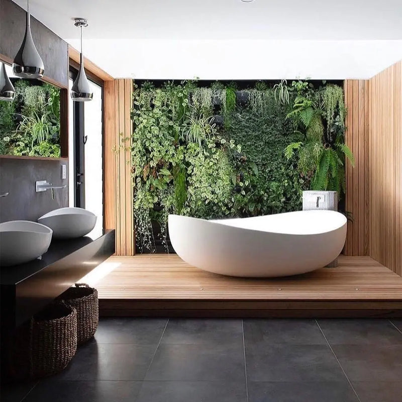 Pietra Bianca - Pietra Bianca Onda Freestanding Bath - 1800 - Aqualux Bathrooms