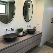 Pietra Bianca - Pietra Bianca Pearl Above Counter Basin - Aqualux Bathrooms