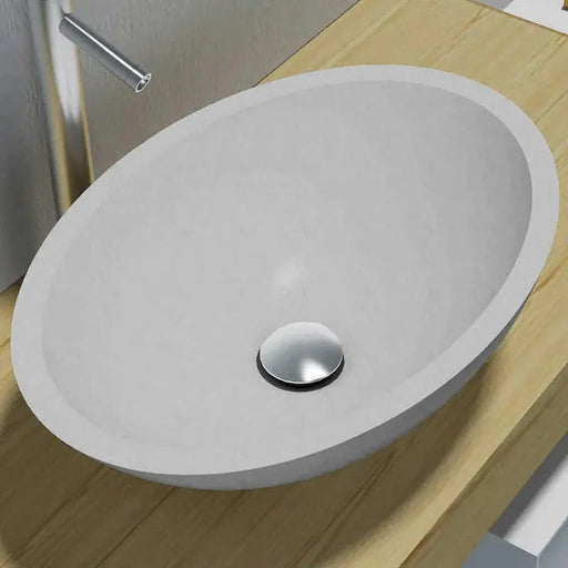 Pietra Bianca - Pietra Bianca Pearl Above Counter Basin - Aqualux Bathrooms