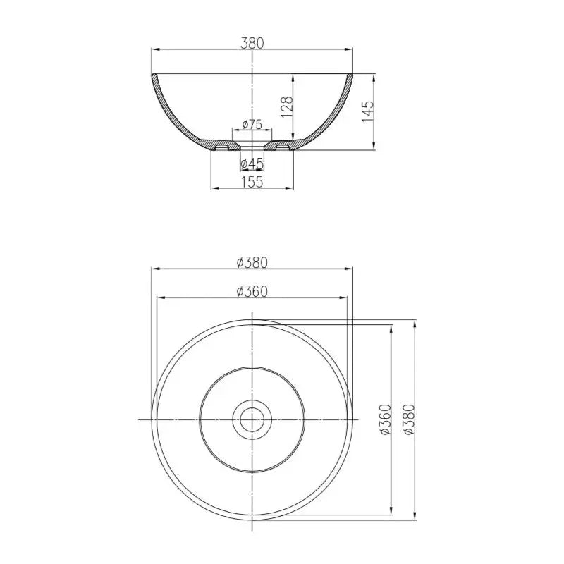 Pietra Bianca - Pietra Bianca Sarah Above Counter Basin - Aqualux Bathrooms