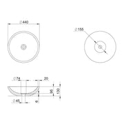 Pietra Bianca - Pietra Bianca Surena Above Counter Basin - Aqualux Bathrooms