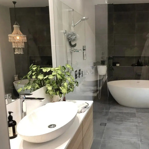 Pietra Bianca - Pietra Bianca Valentina Above Counter Basin - Aqualux Bathrooms