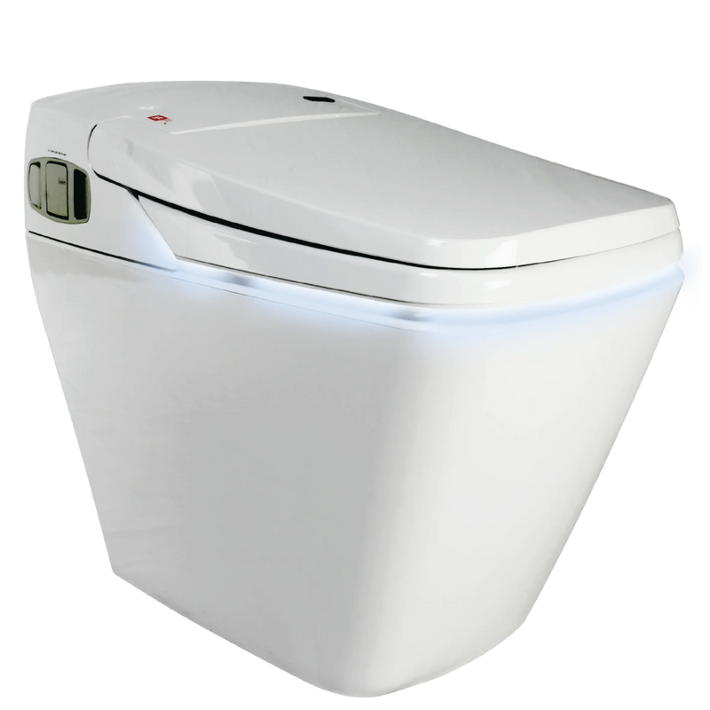 InteliCorp - THRONE KING Complete Bidet & Toilet Suite (S or P Trap) - Aqualux Bathrooms
