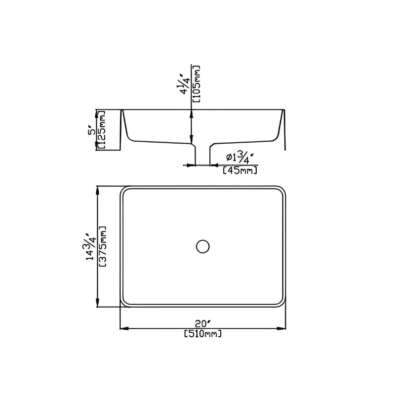 Quartz Art Basin 510mm