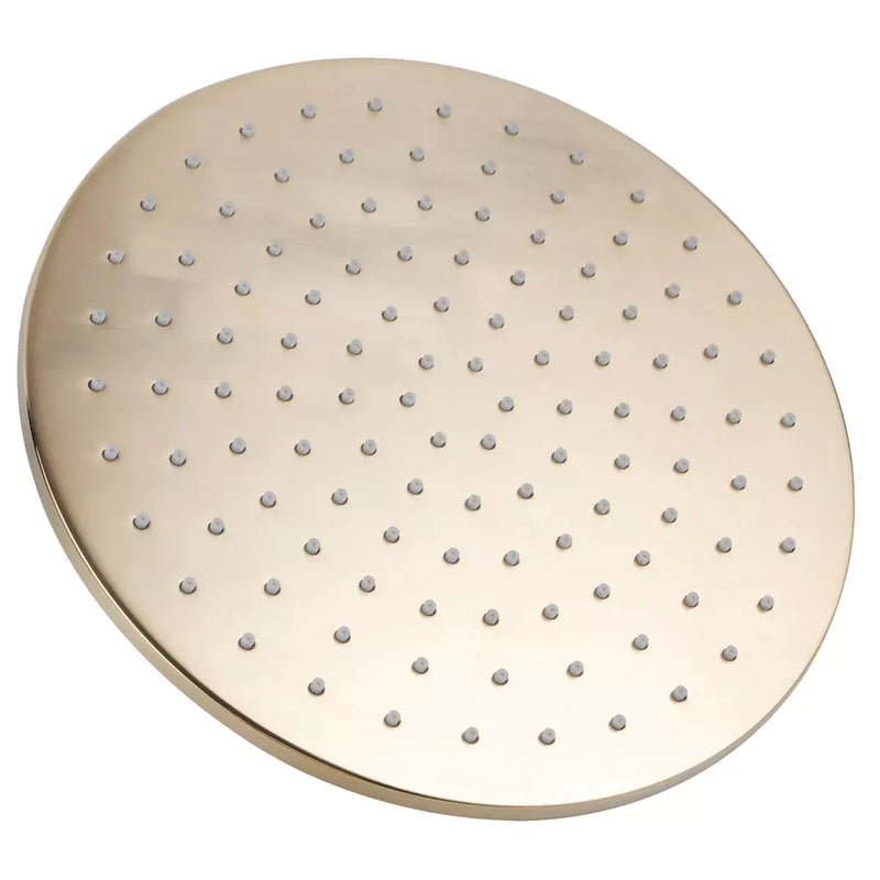 Round Brass Shower Head 250mm (BRASS)