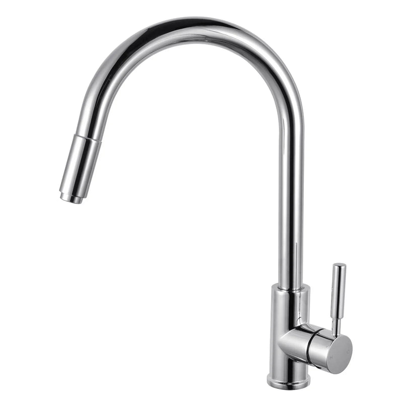 Round Pull Out Kitchen Sink Mixer Tap - 1016.KM