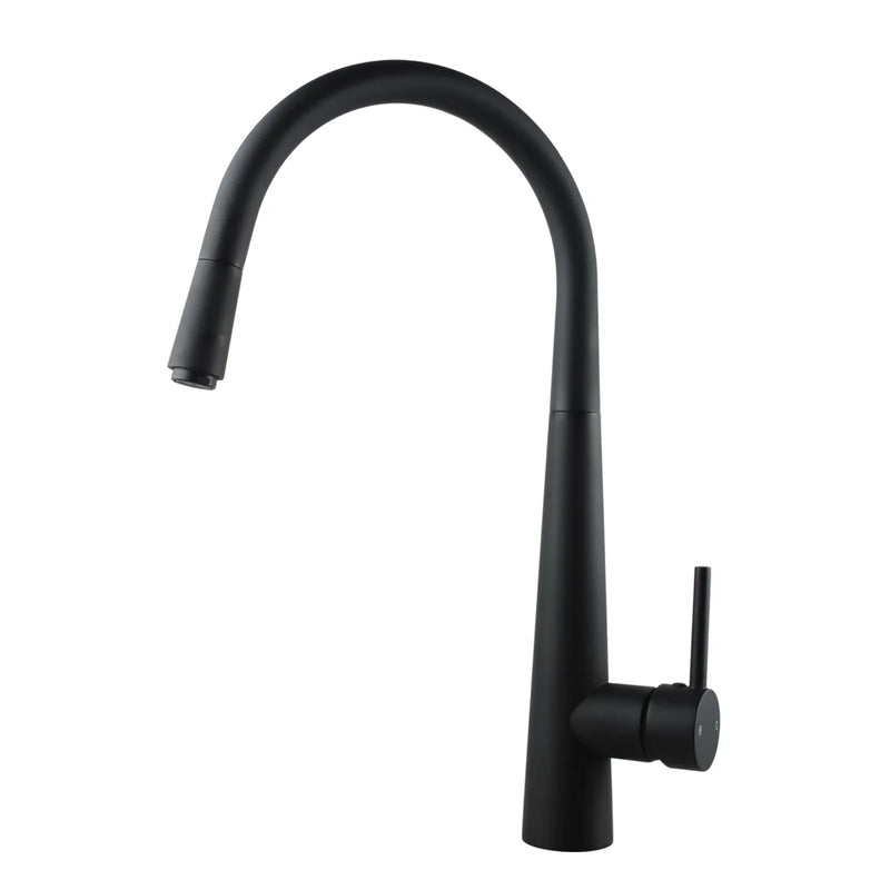 Round Pull Out Kitchen Sink Mixer Tap