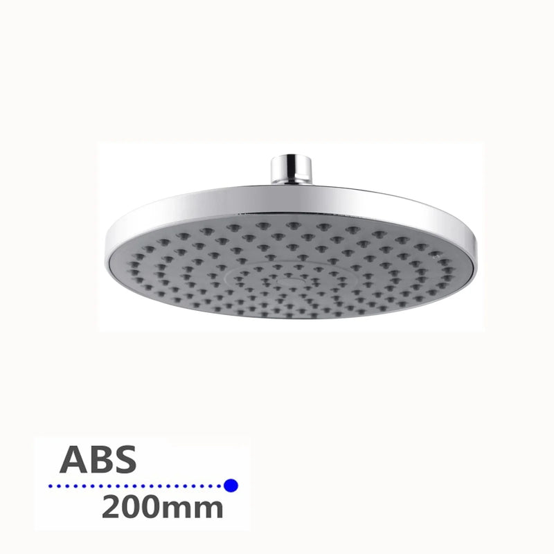 Round Rainfall Shower Head 200mm