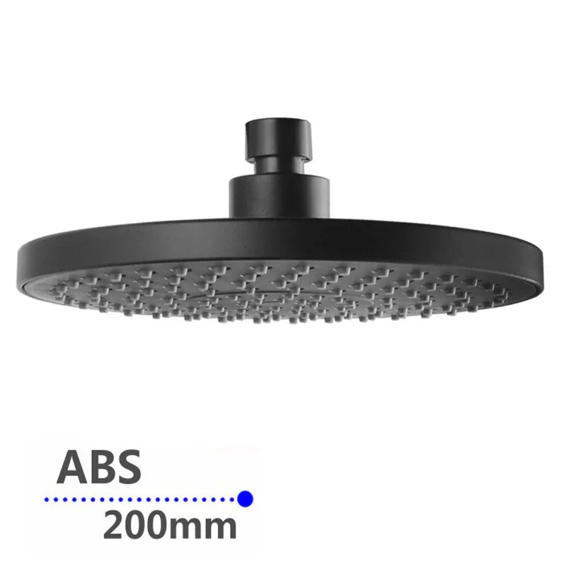 Round Rainfall Shower Head 200mm