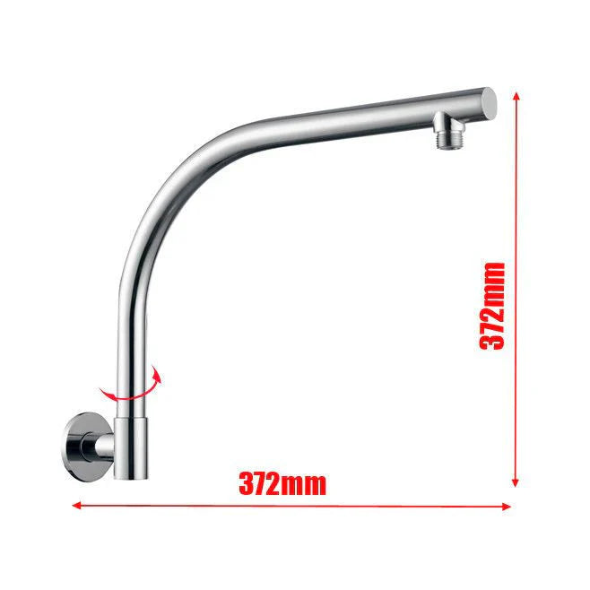 Round Swivel Wall Mounted Shower Arm