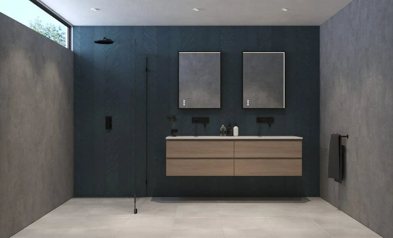 Euro Mirror - Röek Mirror Black - Aqualux Bathrooms