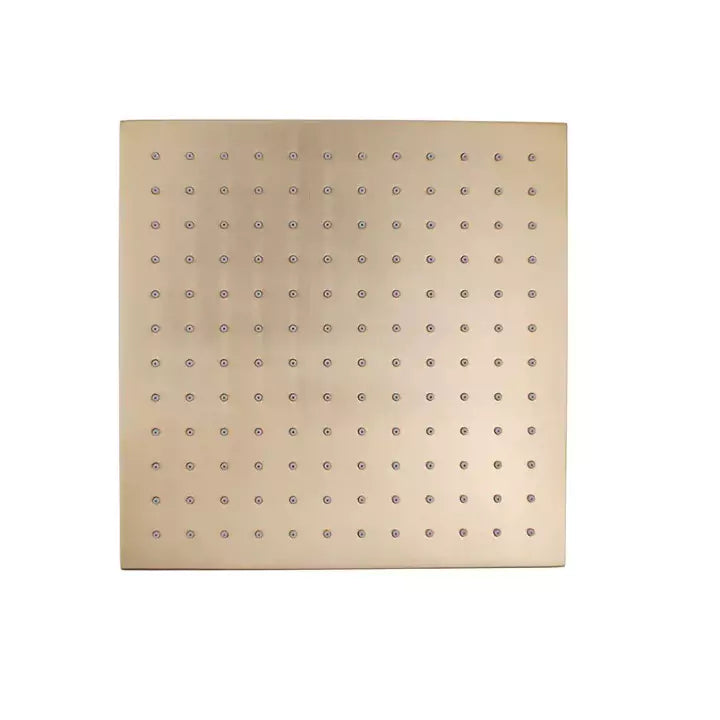 Square Rainfall Brass Shower Head