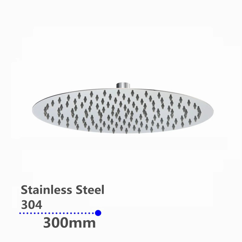 Super-Slim Roundrainfall Shower Head
