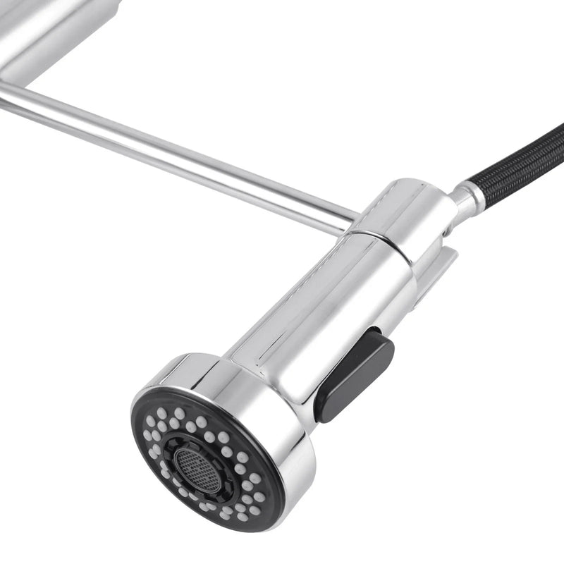 Tall Spring Pull Out Kitchen Sink Mixer Tap