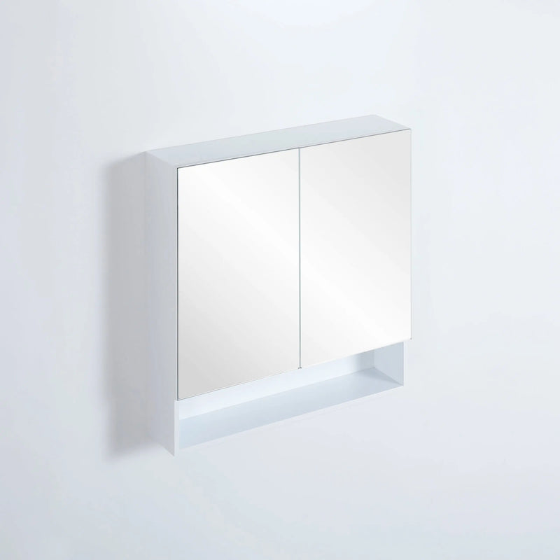 Fremantle Double Doors Shaving Cabinet 750mm - Aqualux Bathrooms- Poseidon