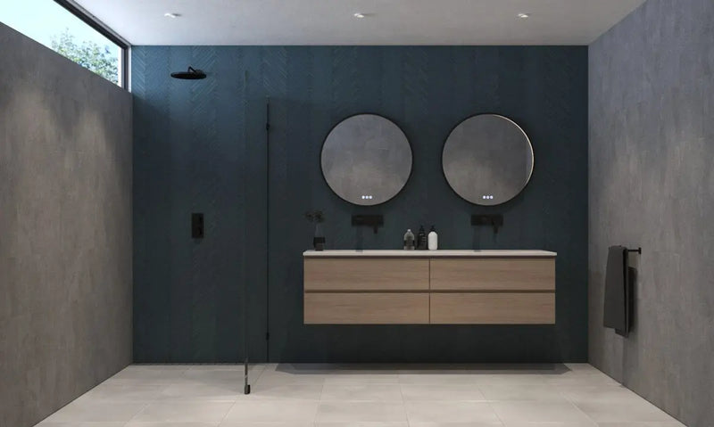 Euro Mirror - Olëk Mirror Black - Aqualux Bathrooms