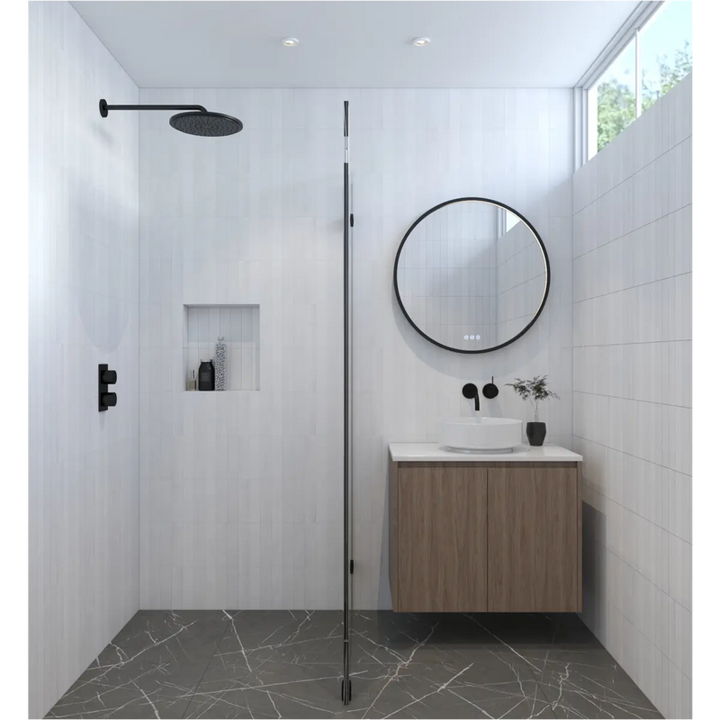 Euro Mirror - Olëk Mirror Black - Aqualux Bathrooms