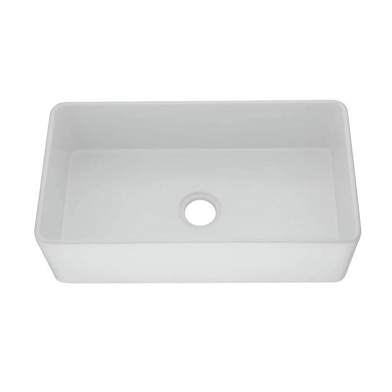 Quartz Undermount Single Bowl Kitchen Sink 838mm